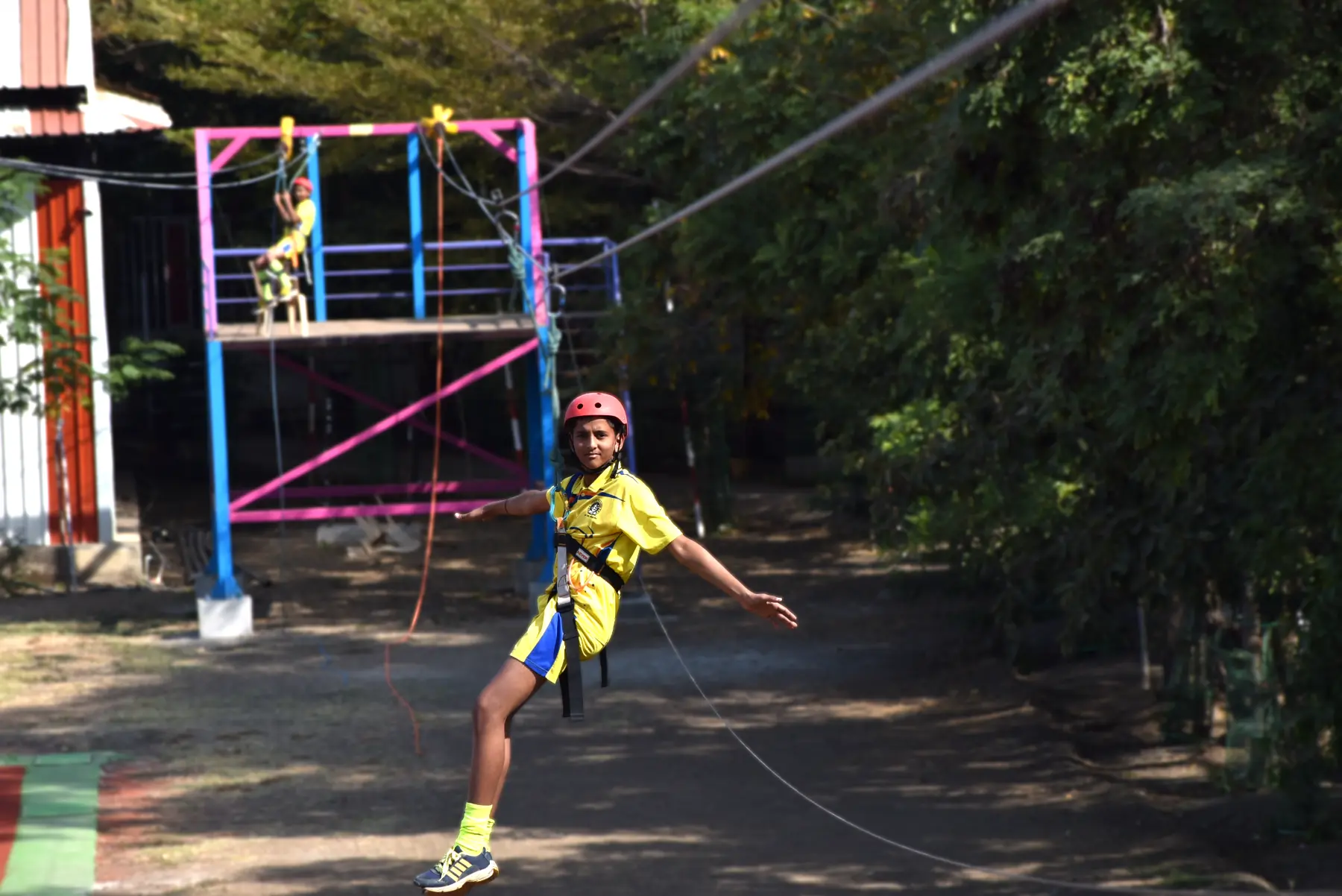 Sahakar Vidya Mandir - Zip Lining