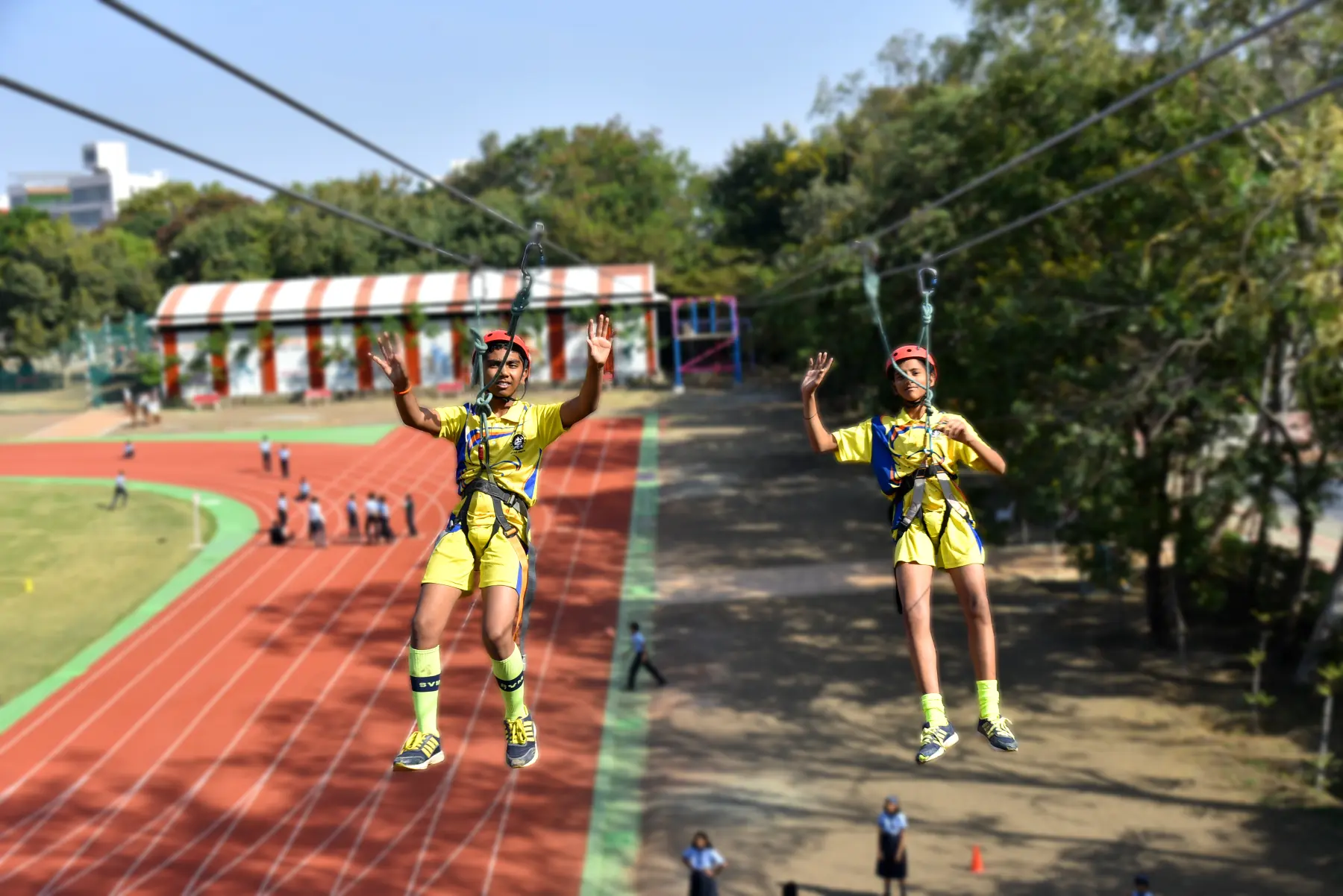 Sahakar Vidya Mandir - Zip Lining